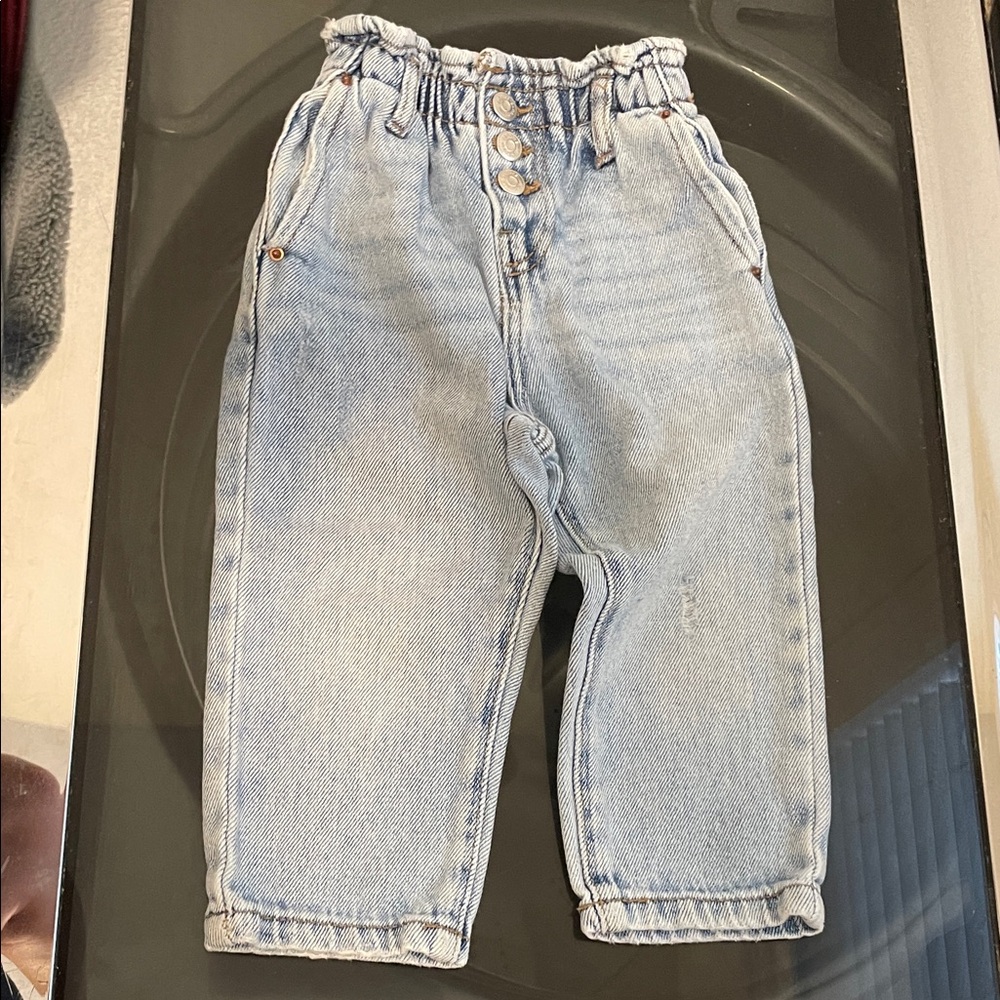 Zara baby girl jeans🦄